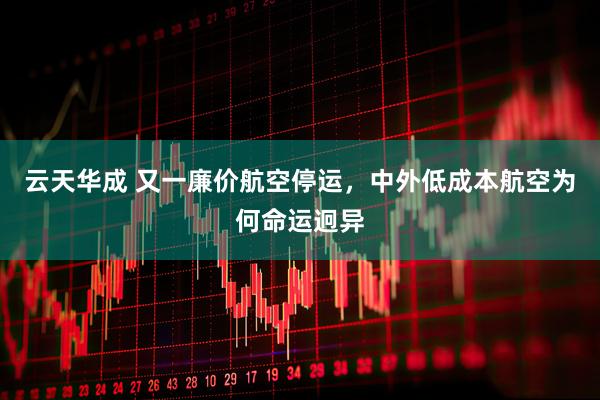 云天华成 又一廉价航空停运，中外低成本航空为何命运迥异